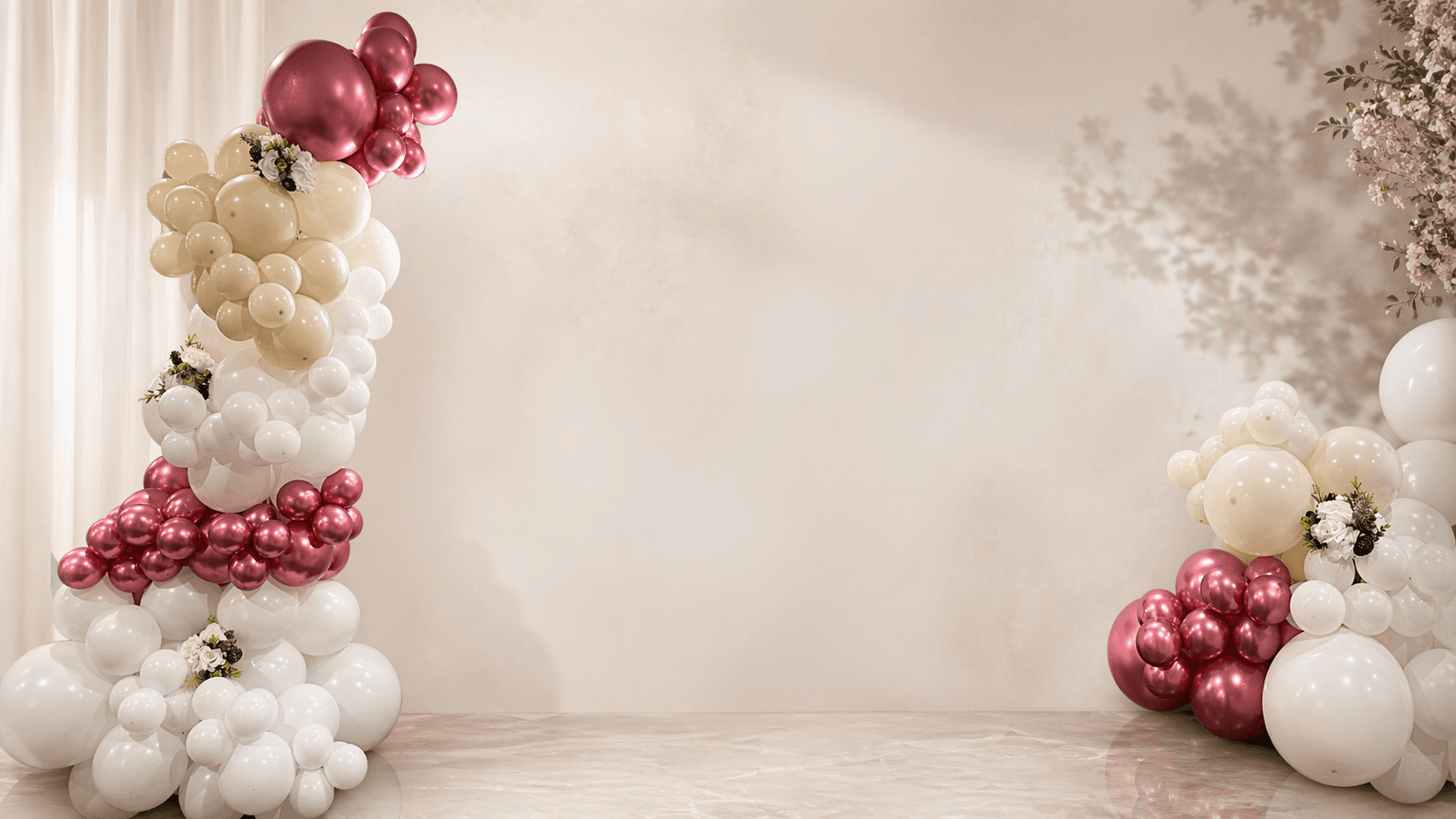 Balloon event installation by Nika Event Studio