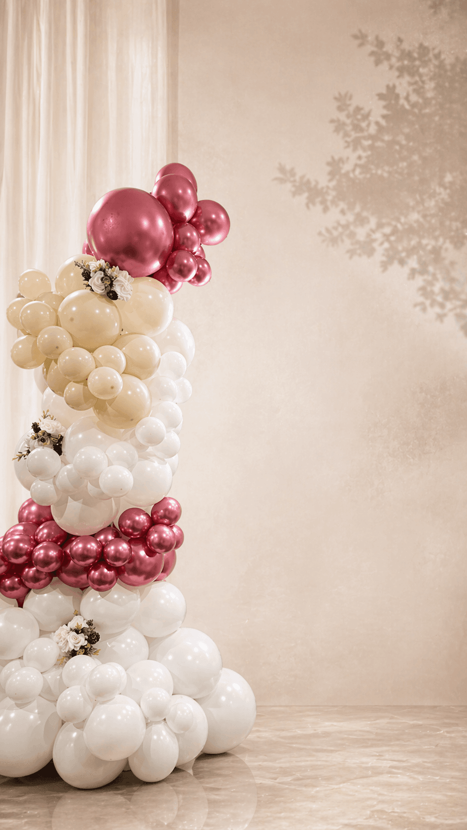 Balloon event installation by Nika Event Studio